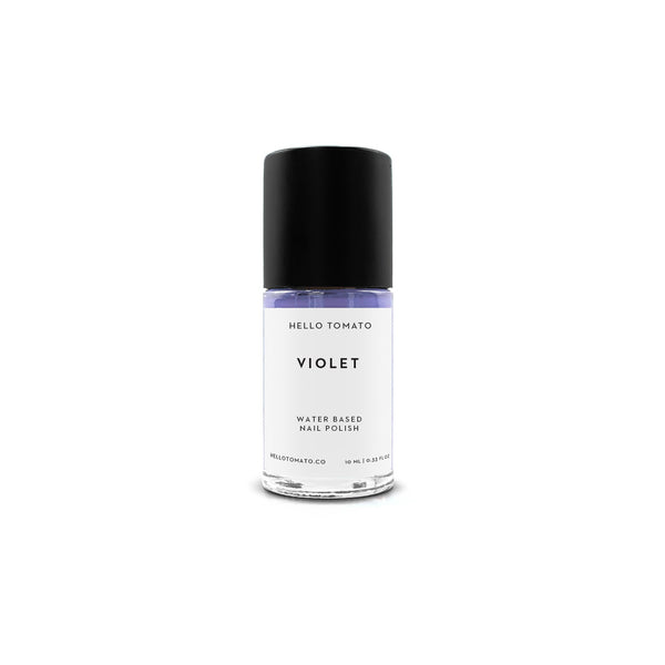 HELLO TOMATO Violet nail polish, a dusty fresh purple, inspired by these delicate and fragrant little beauties.