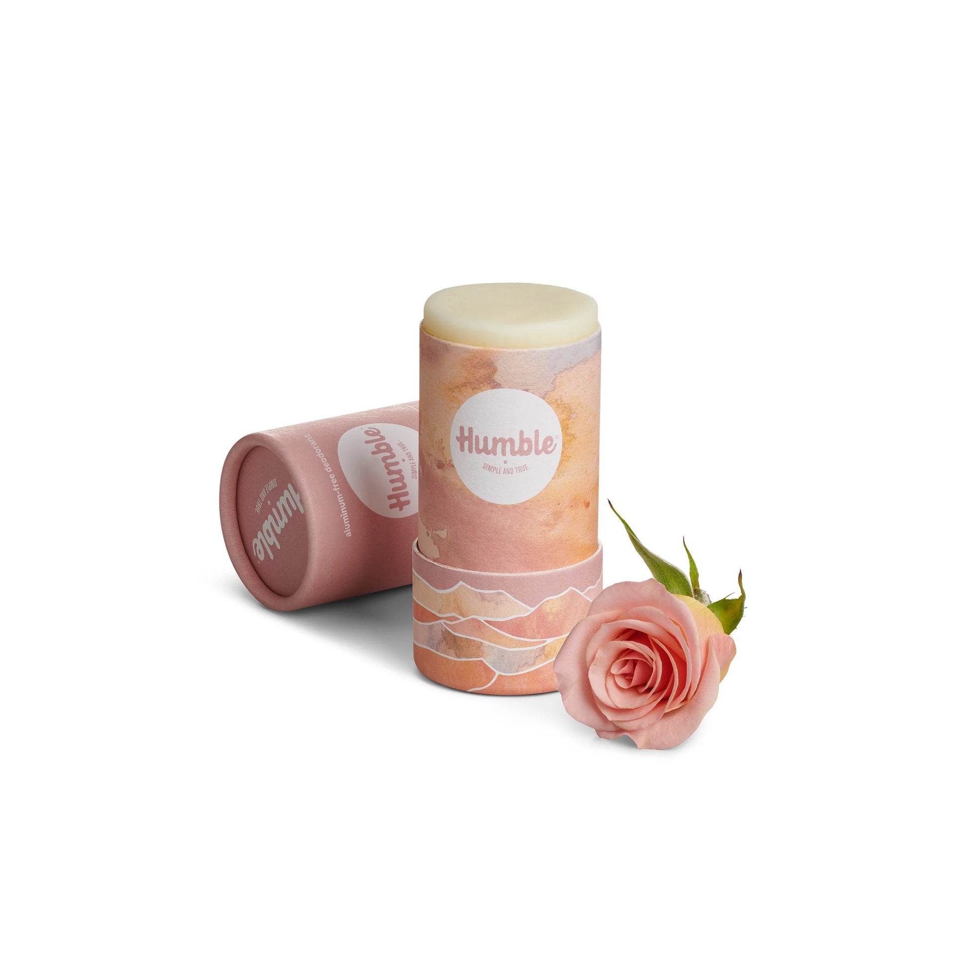 lasting freshness with Humble's Moroccan Rose Plastic-Free Deodorant.