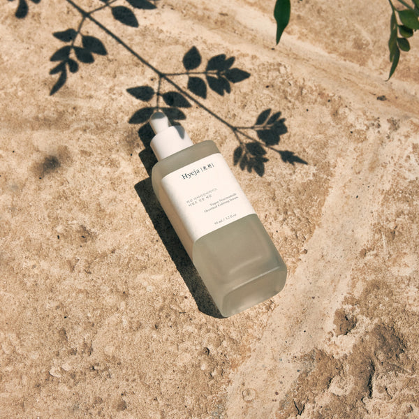 HYEJA Niacinamide Heartleaf Calming Serum on a neutral background 