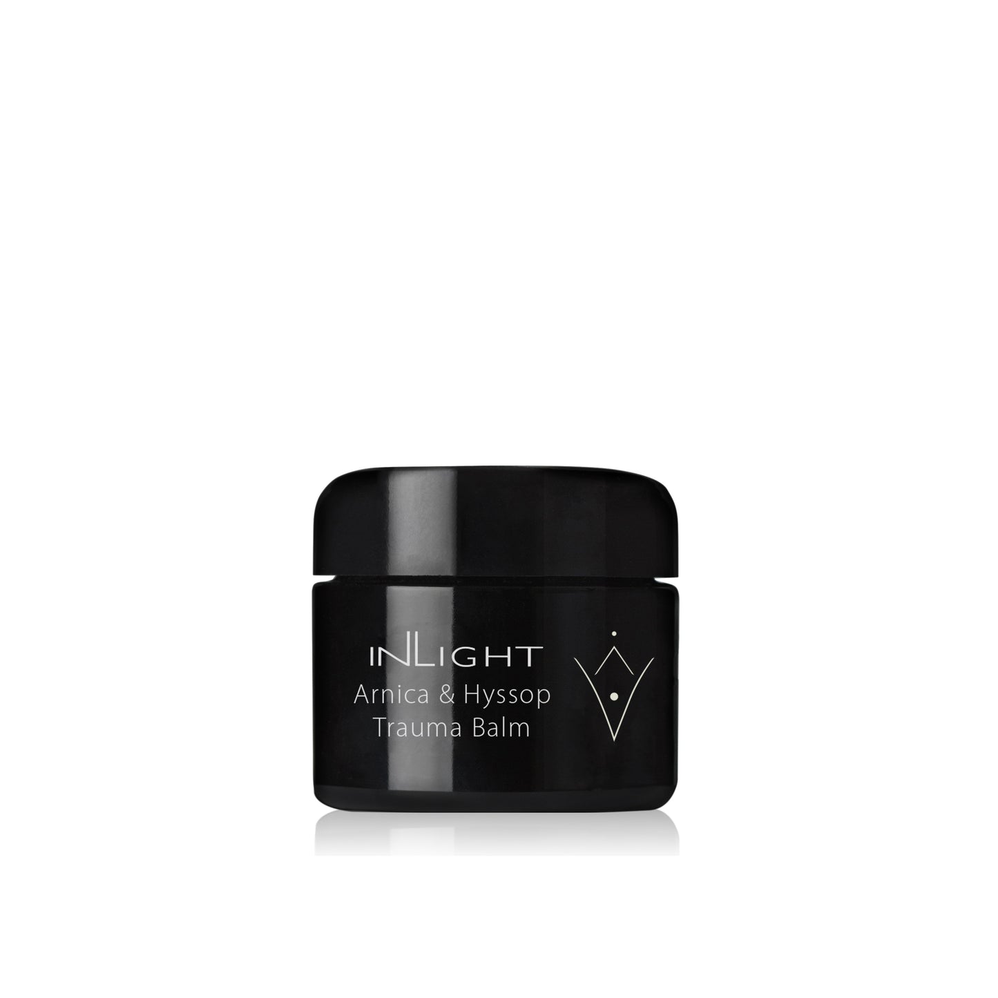 INLIGHT BEAUTY Arnica & Hyssop Balm, featuring organic Arnica Montana and Hyssop, designed to soothe and support the skin after minor irritations and bumps.