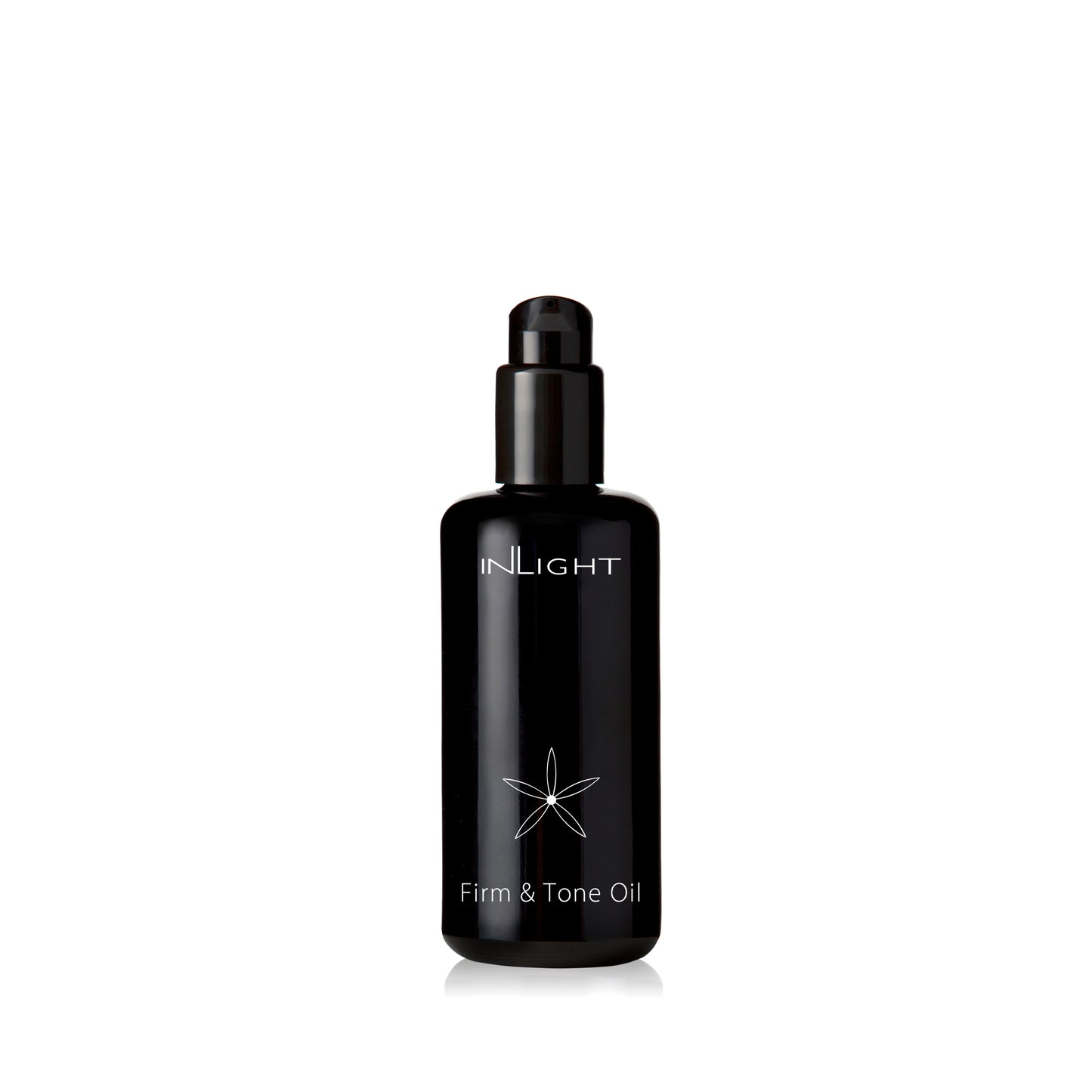 Inlight Beauty Firm & Tone Oil – Refreshing body oil to tone and rejuvenate skin with a blend of plant oils and uplifting herbs like rosemary, hazelnut, and evening primrose.