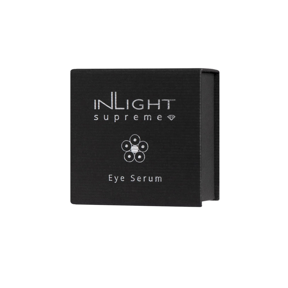 INLIGHT BEAUTY Supreme Eye Serum - Potent serum with rejuvenating botanicals and energizing gemstones, designed to nourish and firm the delicate eye area.