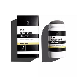 KAIA NATURALS Charcoal Deodorant Mandarin Pomelo – Aluminum and baking soda-free formula with activated charcoal, aloe vera, and a certified natural fragrance blend.