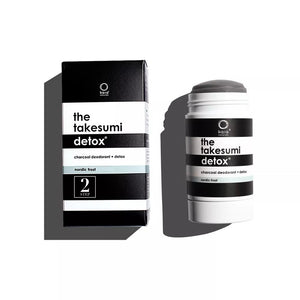 Kaia Naturals Charcoal Deodorant Nordic Frost, part of the Takesumi Detox system, with activated charcoal for freshness, suitable for sensitive skin, and free from aluminum and baking soda.