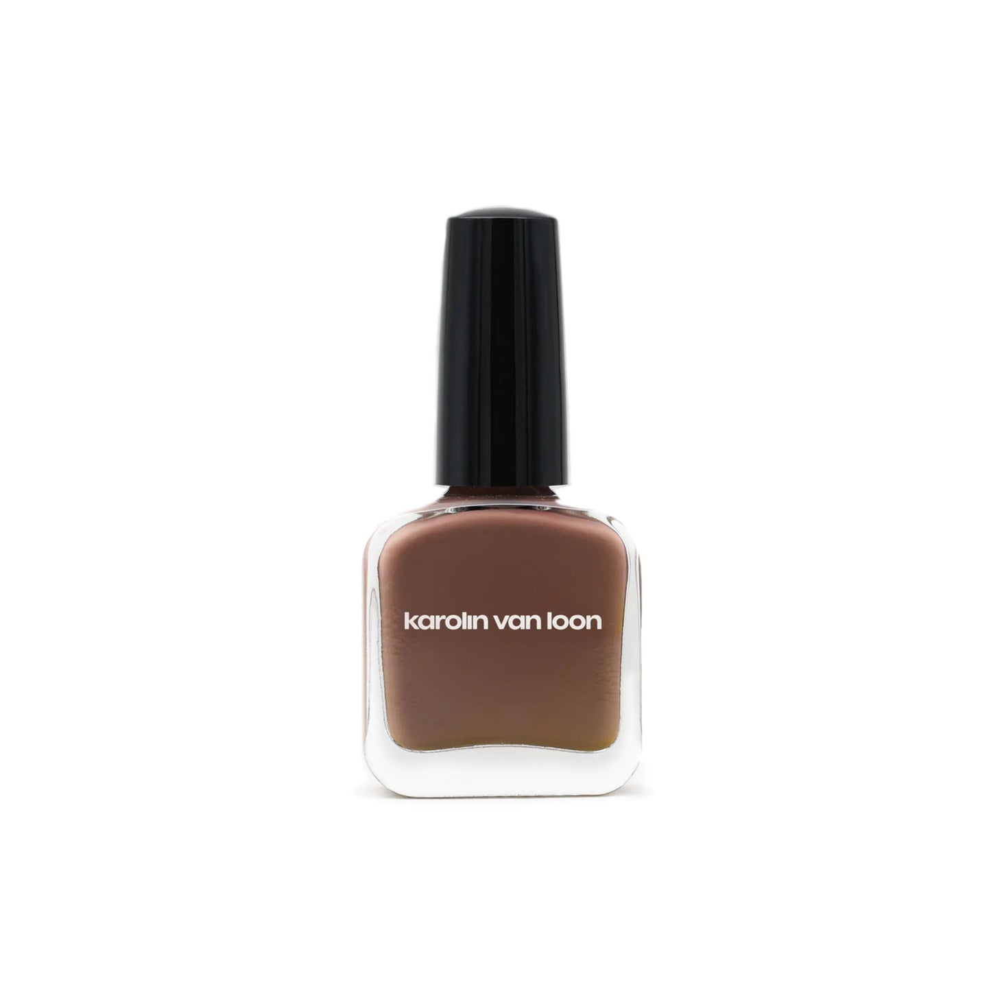 Karolin Van Loon 13 Fleur De Bois – forest green with brown undertones, vegan nail polish, 12-free, cruelty-free, eco-friendly formula for smooth, long-lasting glossy manicure.