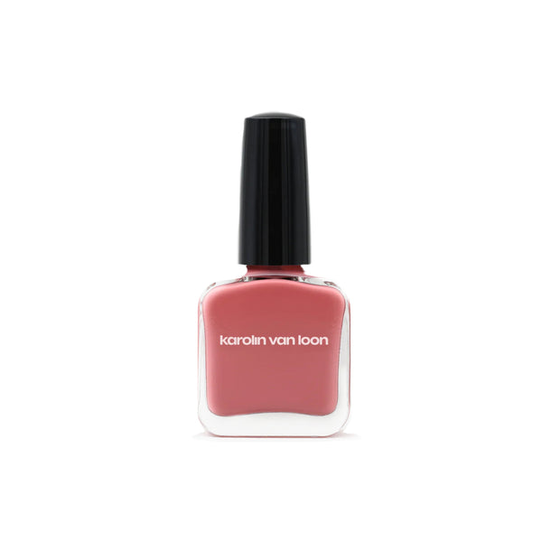 Karolin Van Loon 16 Fleur De Sakura – soft cherry blossom pink vegan nail polish, cruelty-free and 12-free, eco-friendly formula made in Belgium.