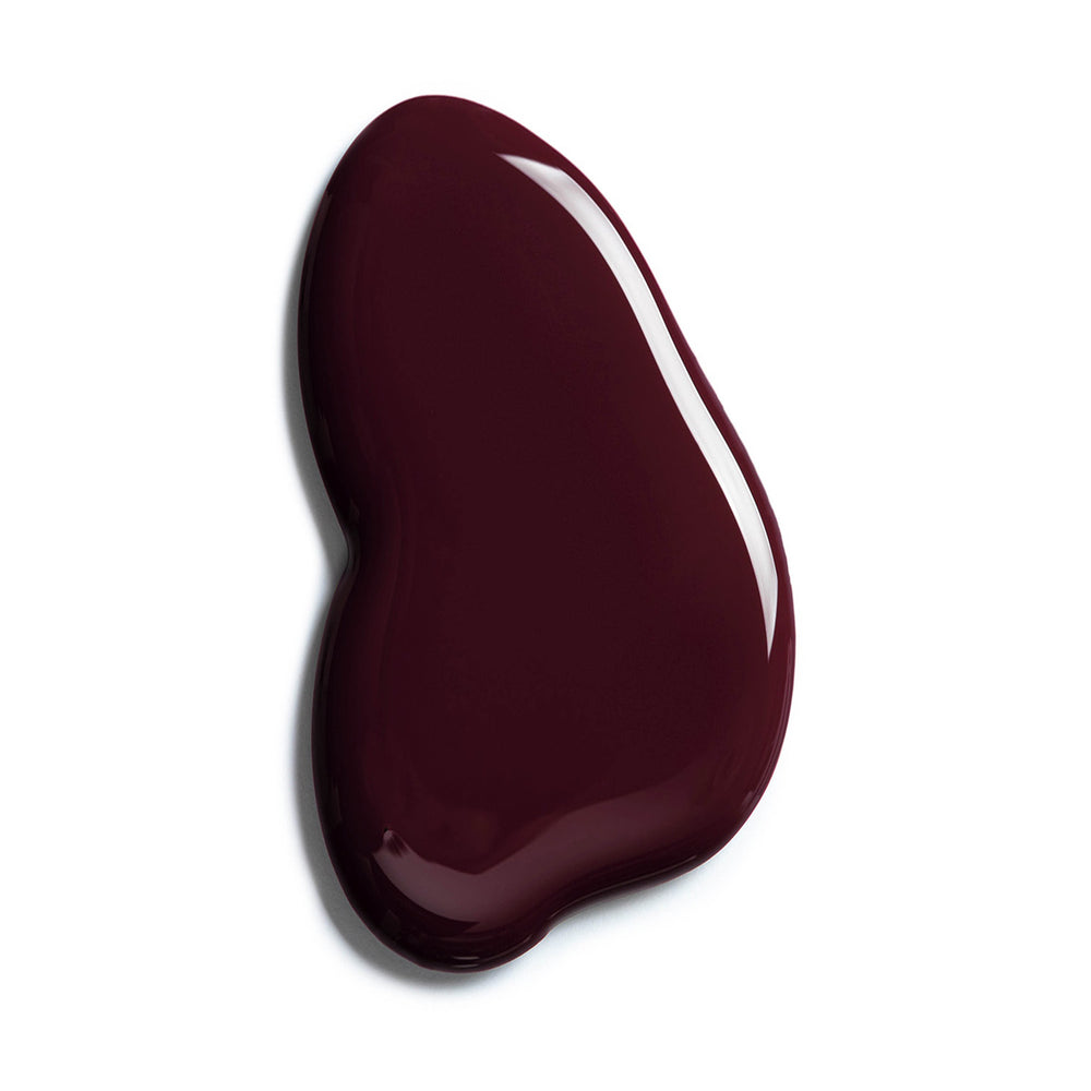 Karolin Van Loon 42 Rouge Royale – deep royal red vegan nail polish with glossy finish in elegant glass bottle, eco-friendly and 12-free formula.