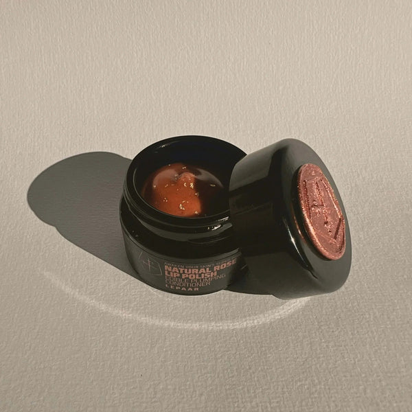 LEPAAR Natural Rose Lip Polish Edible Plumping Conditioner