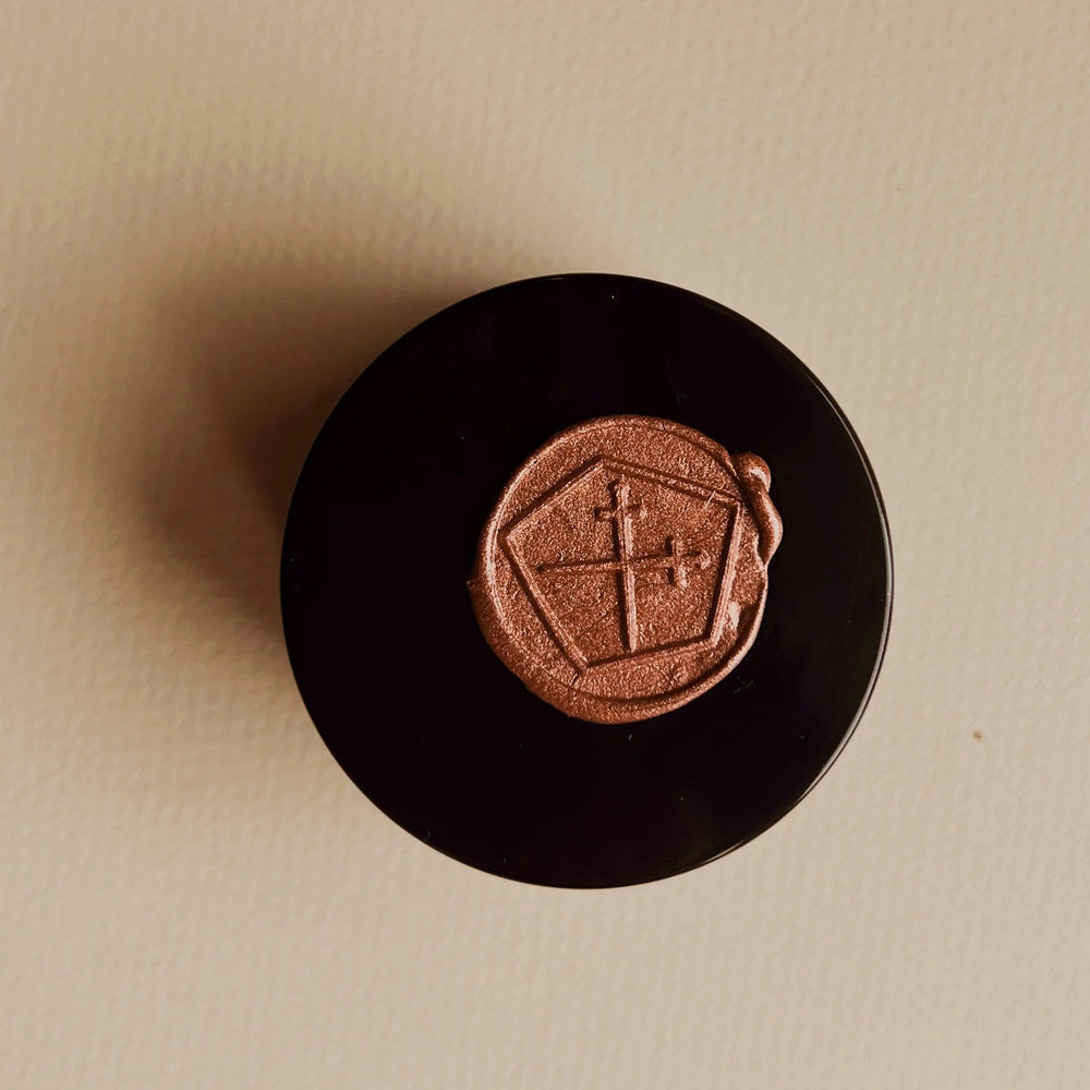 LEPAAR Rose Gold Glow Balm – Energizing face infusion with Apple, Plum, Strawberry, Sloe, Chaga mushroom, and Tremella for hydrated, glowing skin.