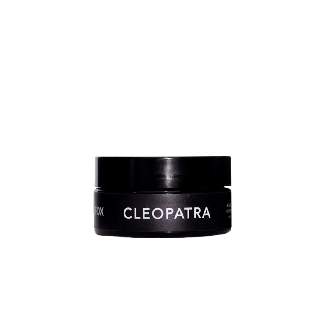 Luxurious LILFOX Cleopatra Resurfacing Beauty Mask with white and rose clay, rose petals, coconut milk, honey, and rose quartz for a glowing, renewed complexion.