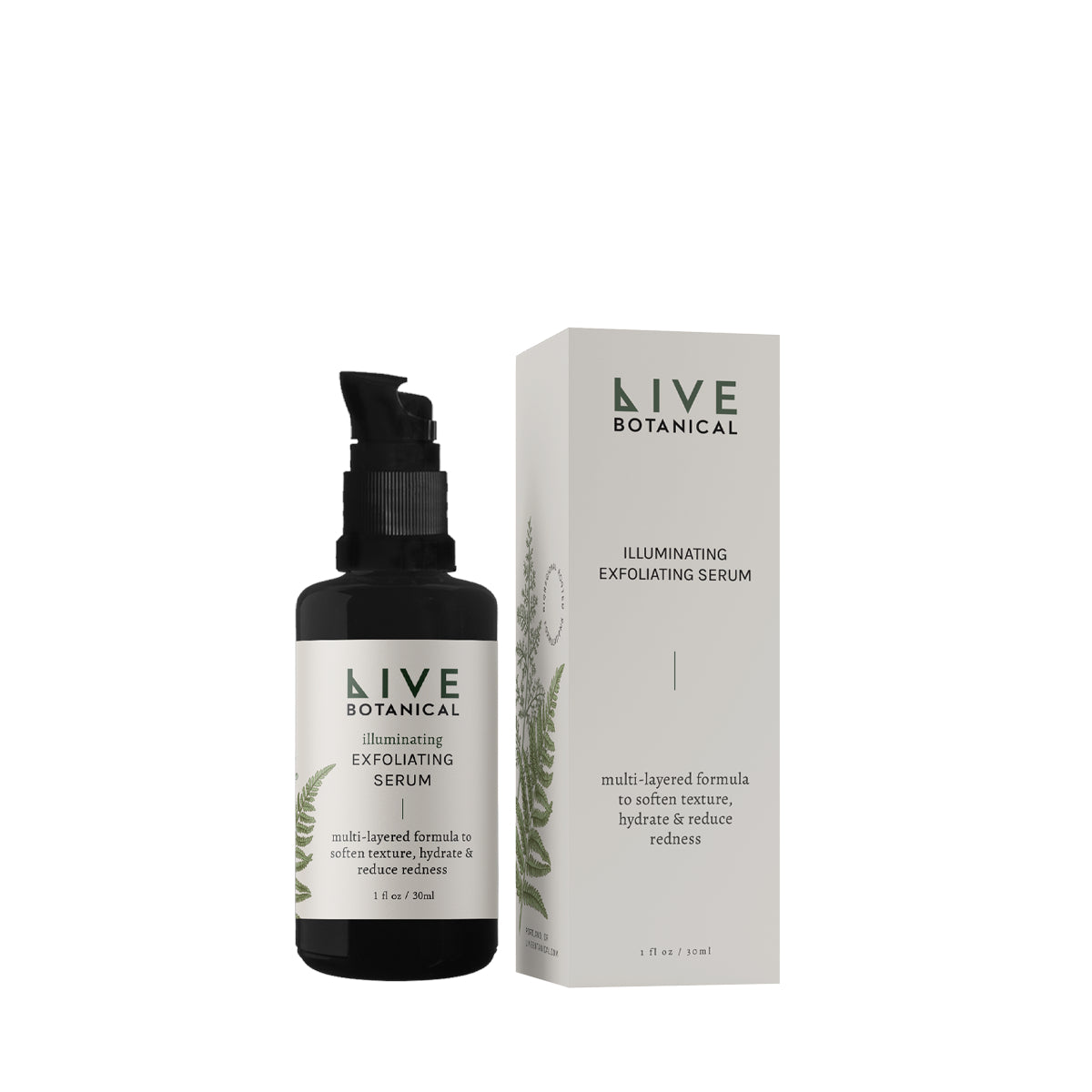 LIVE BOTANICAL Illuminating Exfoliating Serum