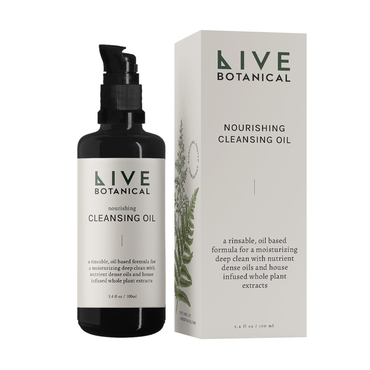 LIVE BOTANICAL Nourishing Cleansing Oil