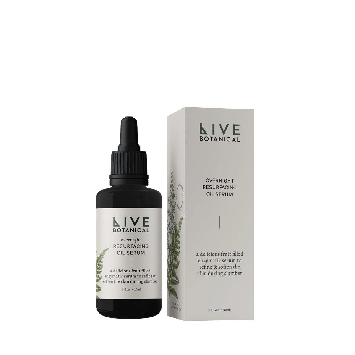 LIVE BOTANICAL Overnight Resurfacing Oil