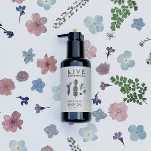 LIVE BOTANICAL Salt & Petal Body Oil