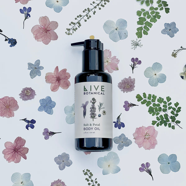 LIVE BOTANICAL Salt & Petal Body Oil