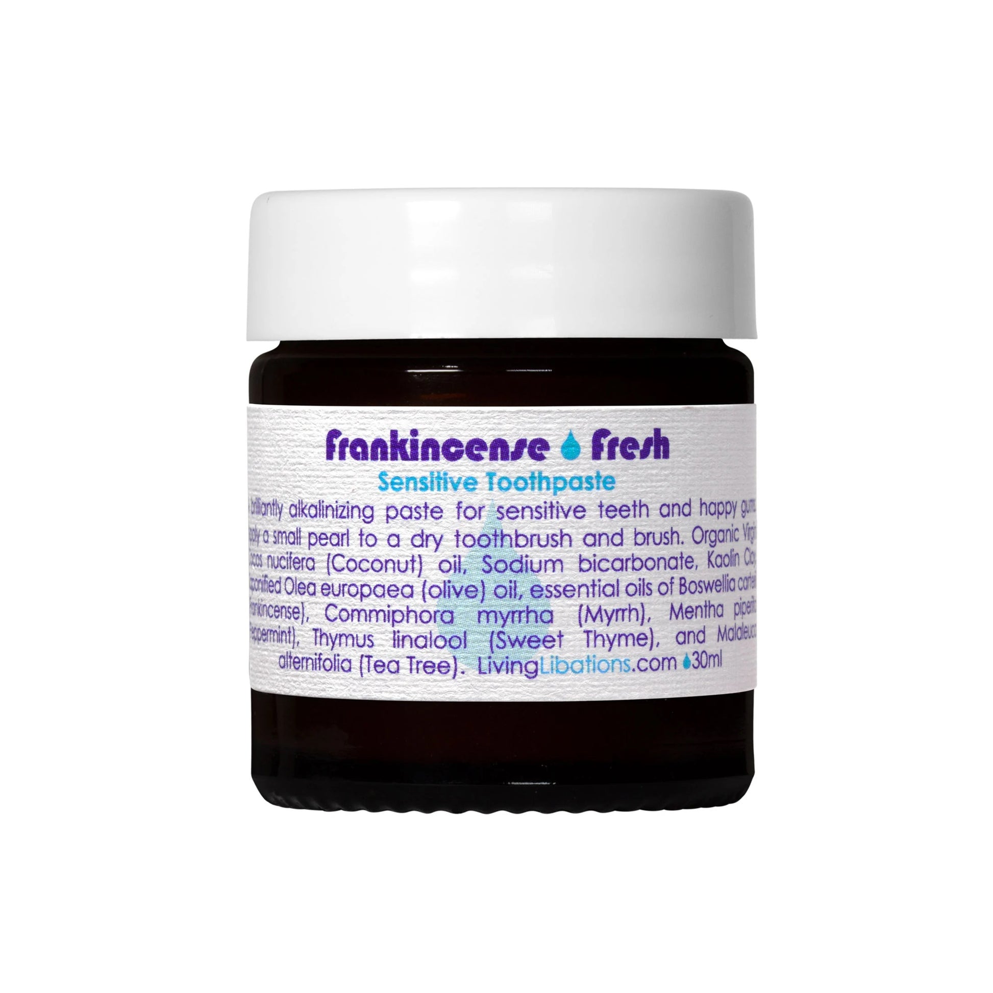 LIVING LIBATIONS Frankincense Fresh Sensitive Toothpaste 30ml