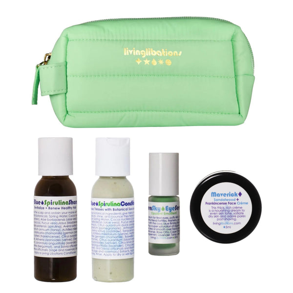 LIVING LIBATIONS Best Selling Azure Mini’s w/ seafoam green