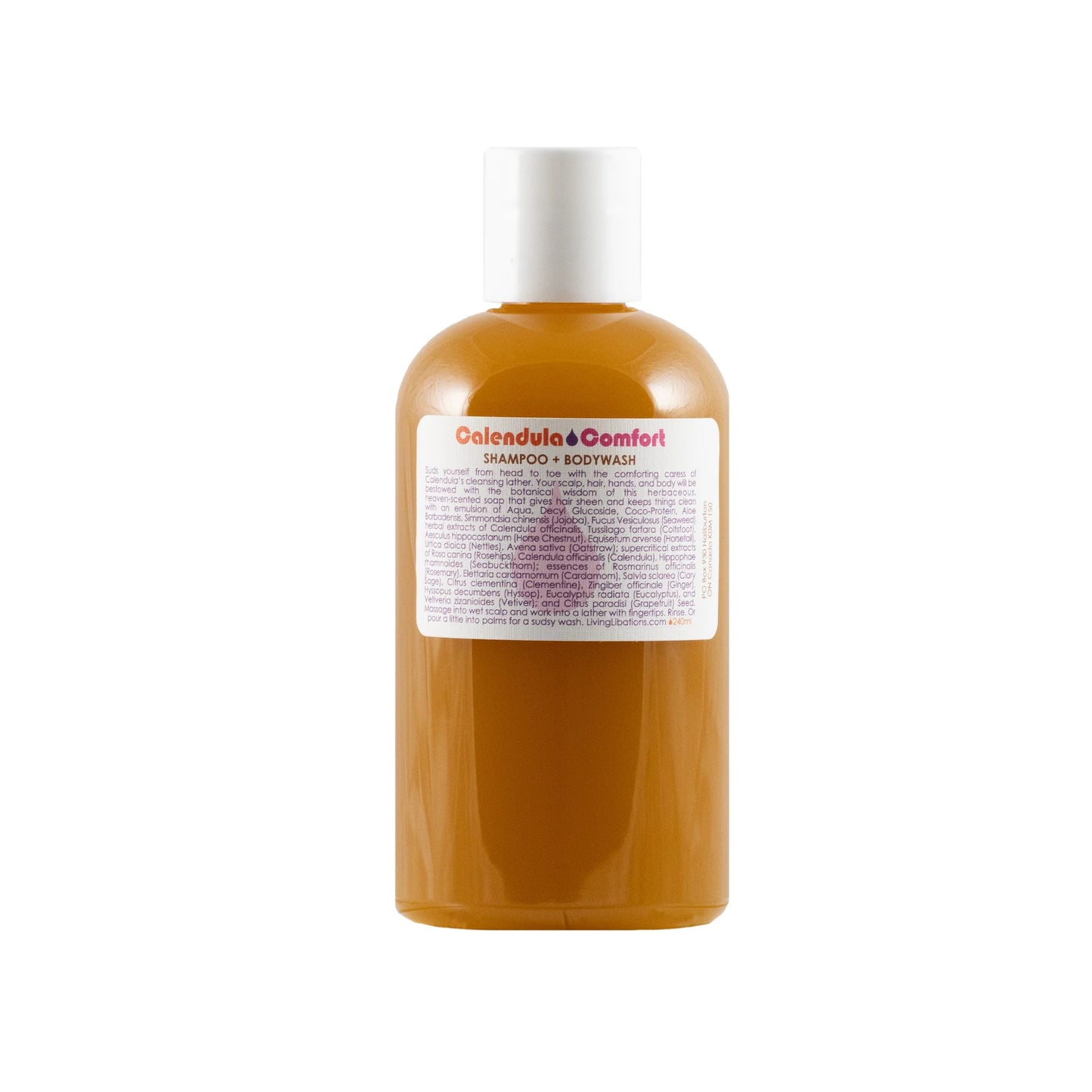 LIVING LIBATIONS Calendula Comfort Shampoo + Bodywash 240 ml