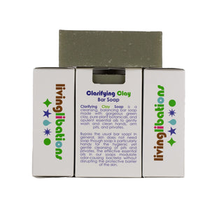 LIVING LIBATIONS Clarifying Clay Soap 120g