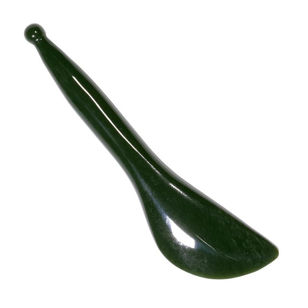 LIVING LIBATIONS Gua Sha Stylus nephrite jade