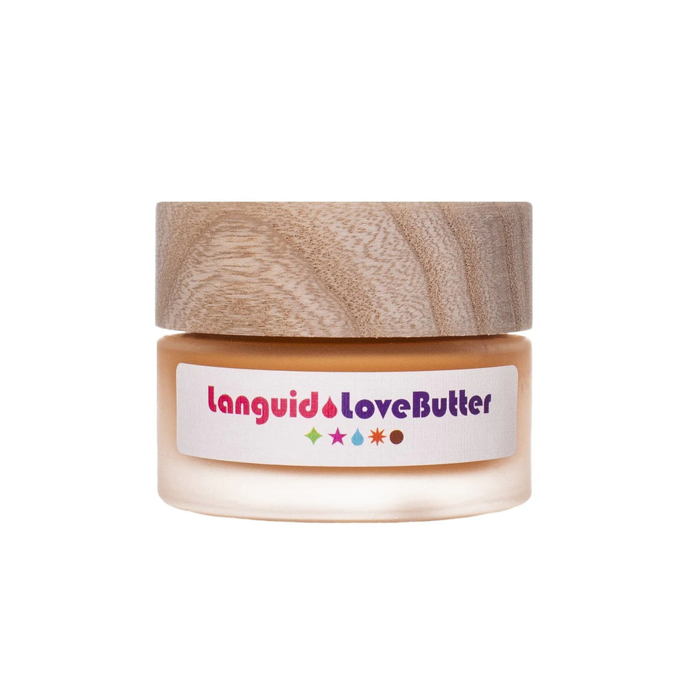 Living Libations Languid Love Butter for moisturizing, massage, and intimate encounters with botanical ingredients. 30ml