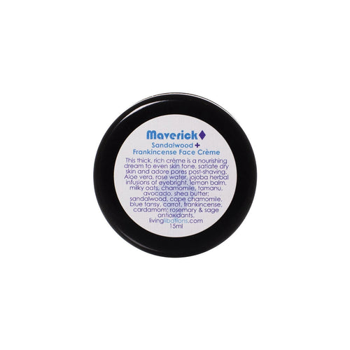 LIVING LIBATIONS Maverick Sandalwood Frankincense Face Crème 15ml
