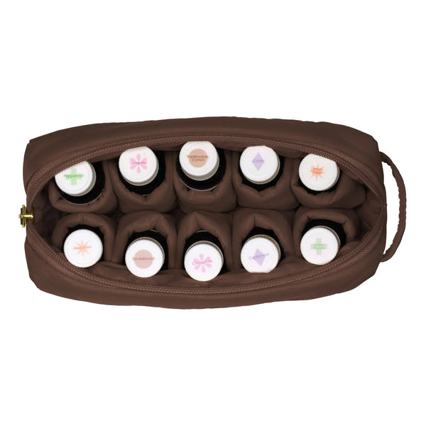 LIVING LIBATIONS Mini Puffer Dopp Bag 15ml coffee bean