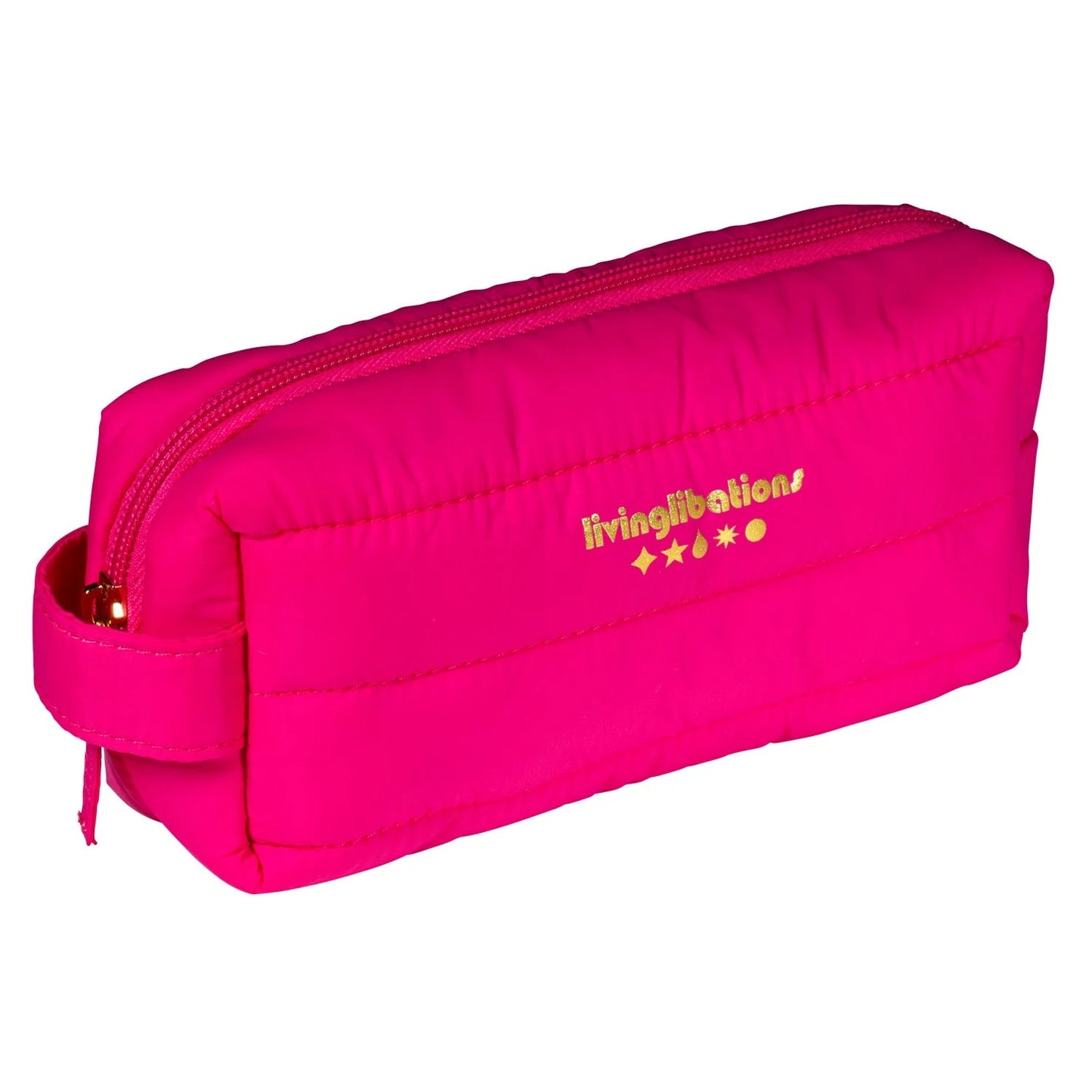 LIVING LIBATIONS Mini Puffer Dopp Bag 15ml peony pink