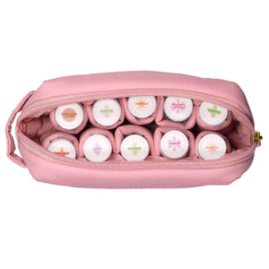 LIVING LIBATIONS Mini Puffer Dopp Bag primrose pink 5ml