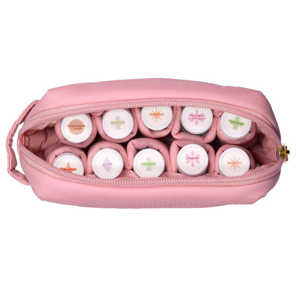 LIVING LIBATIONS Mini Puffer Dopp Bag primrose pink 5ml