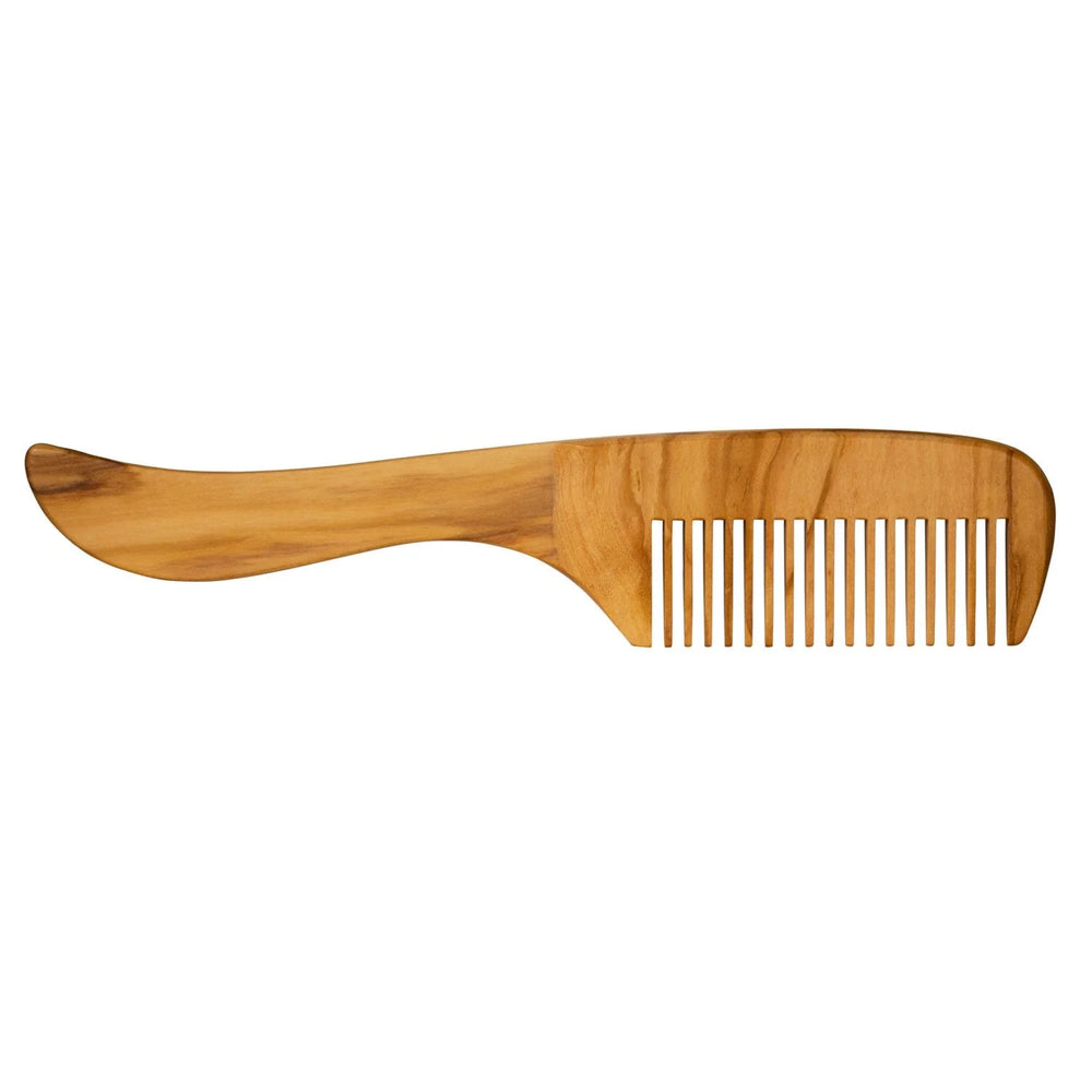 LIVING LIBATIONS Wood Combs olive wood comb