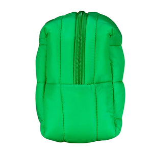 LIVING LIBATIONS Puffer Dopp Bag grass green