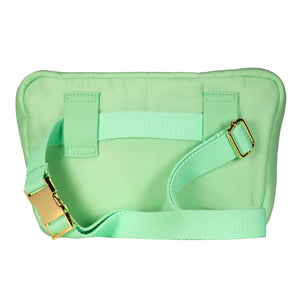 LIVING LIBATIONS Puffer Hip Bag with EMF Shield seafoam green 