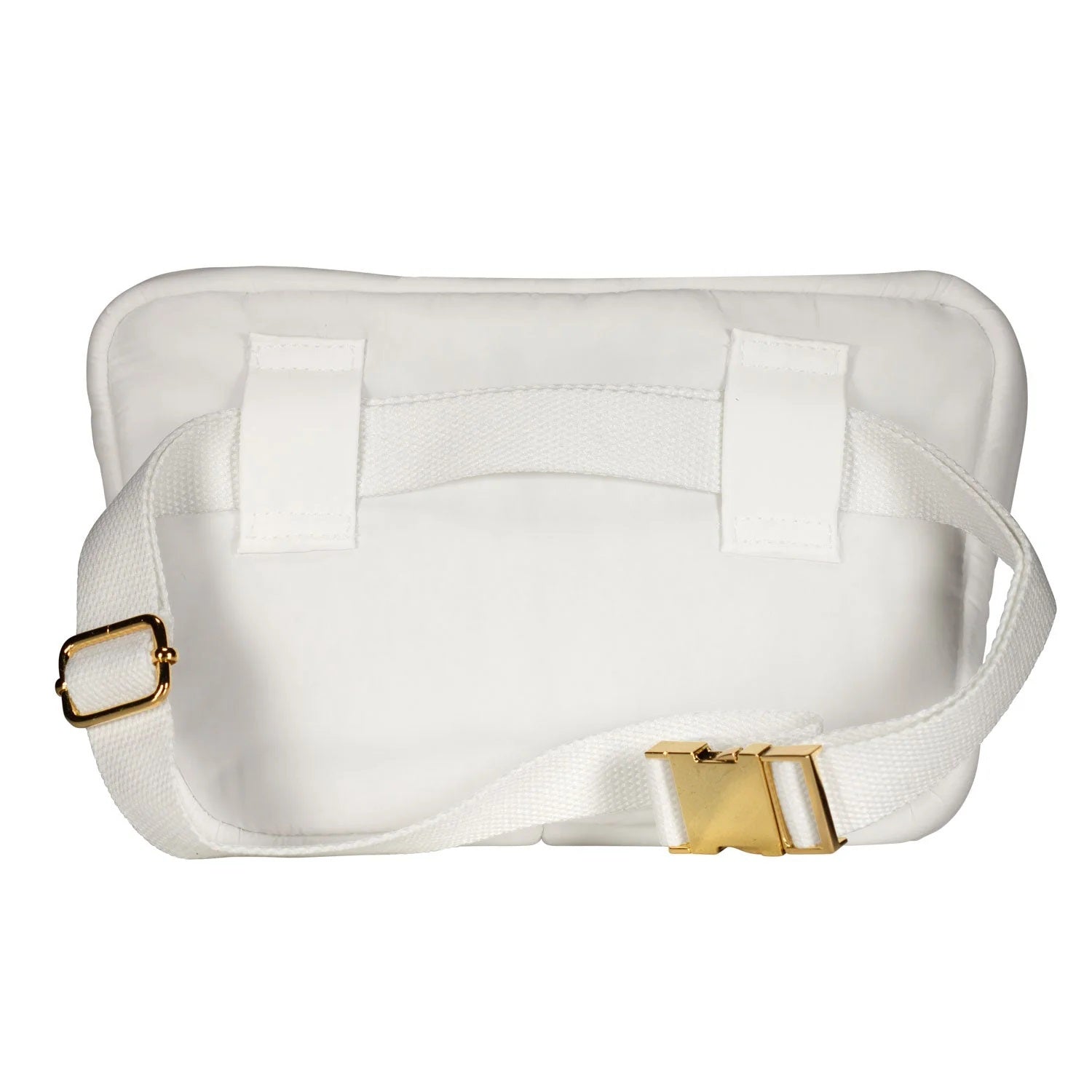 LIVING LIBATIONS Puffer Hip Bag with EMF Shield wisteria white