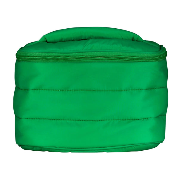 LIVING LIBATIONS Puffer Train Case grass green