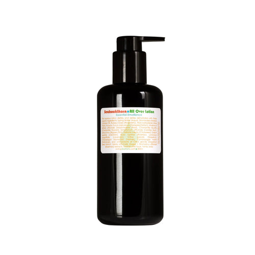 Living Libations Seabuckthorn All Over Lotion for deeply hydrated and balanced skin. 200ml