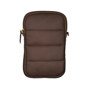 LIVING LIBATIONS Super Sling Puffer Traveller with EMF Shield coffee bean