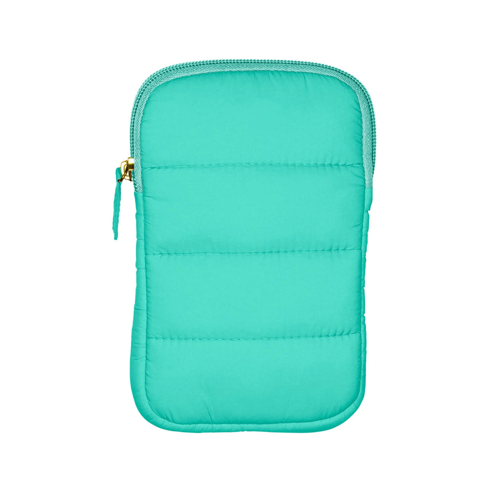 LIVING LIBATIONS Super Sling Traveller EMF Shield Puffer Bag Aquamarine Dream