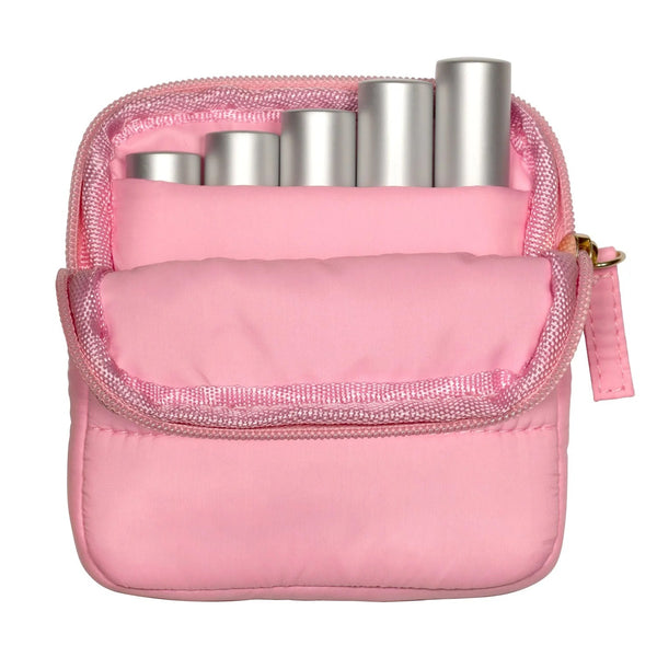 LIVING LIBATIONS The Perfect Puffer Pocket primrose pink