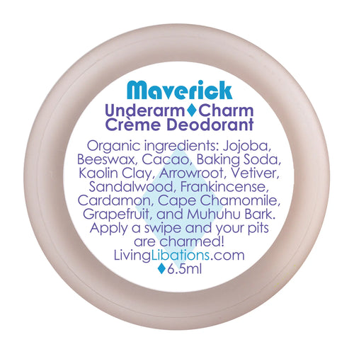 LIVING LIBATIONS Underarm Charm Creme Deodorant Maverick. 6ml