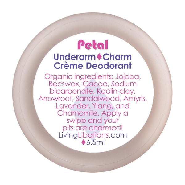 LIVING LIBATIONS Underarm Charm Creme Deodorant Petal 6ml