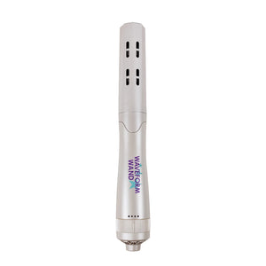 Silver 'Waveform Wand' device on a white background