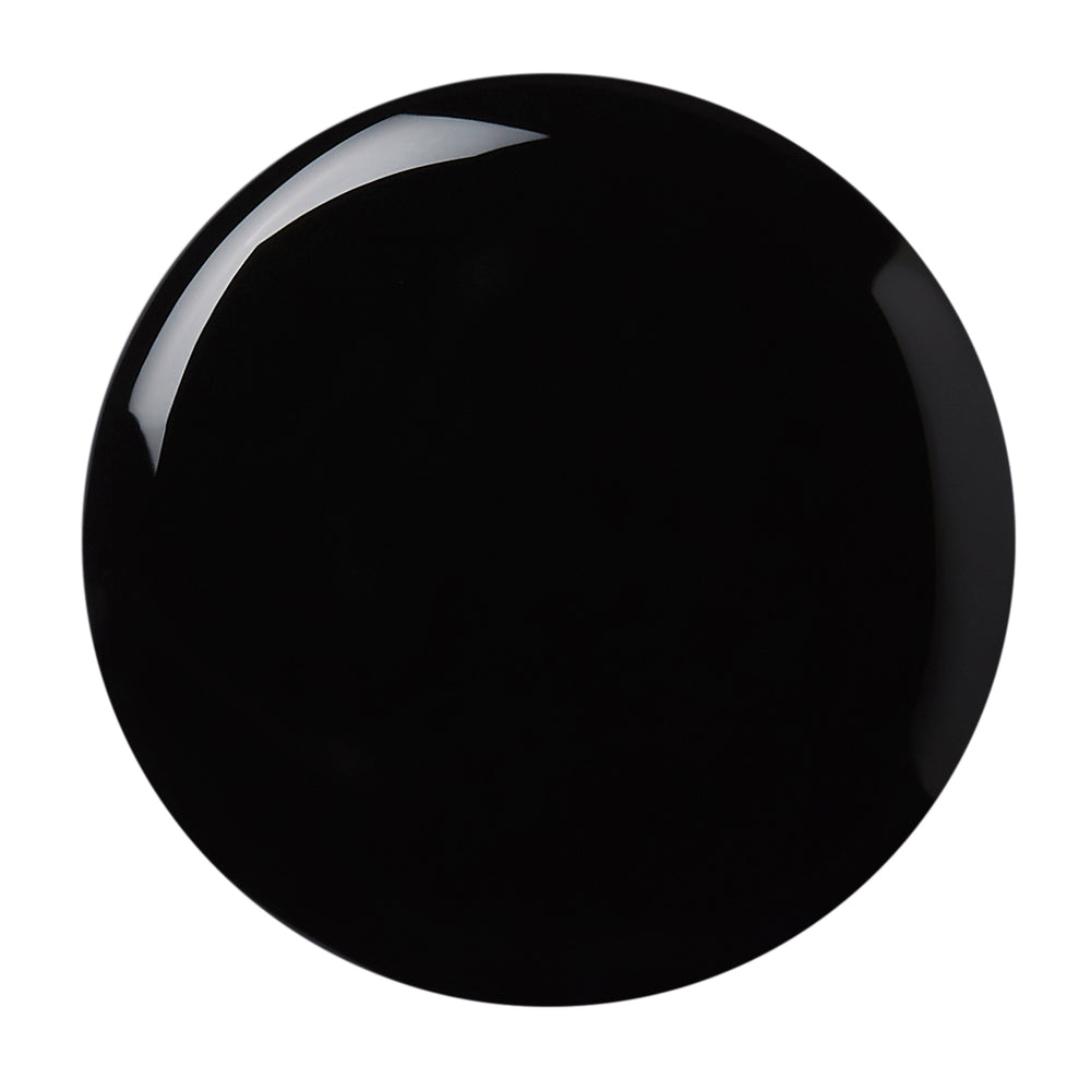  London Grace Bruce Nail Polish in a timeless black shade, offering a glossy, highly pigmented finish with a vegan, cruelty-free, and eco-friendly formula.