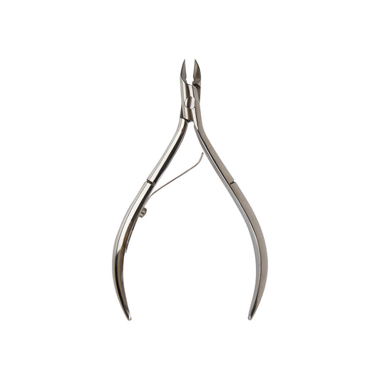 London Grace Cuticle Nipper for precise cuticle care, shown alongside a cuticle pusher and softener for a complete nail care routine.