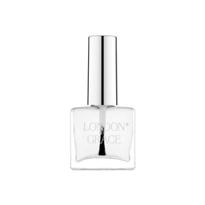 London Grace Glossy Top Coat – crystal-clear finish, locks in colour, and extends nail polish wear. Vegan, cruelty-free, and highly glossy.