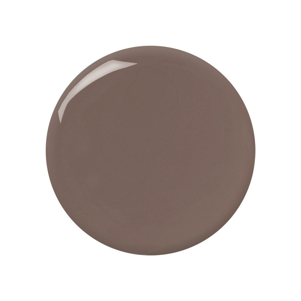 Hazel Nail Polish by London Grace – earthy brown with grey undertones, offering a chic, neutral finish.