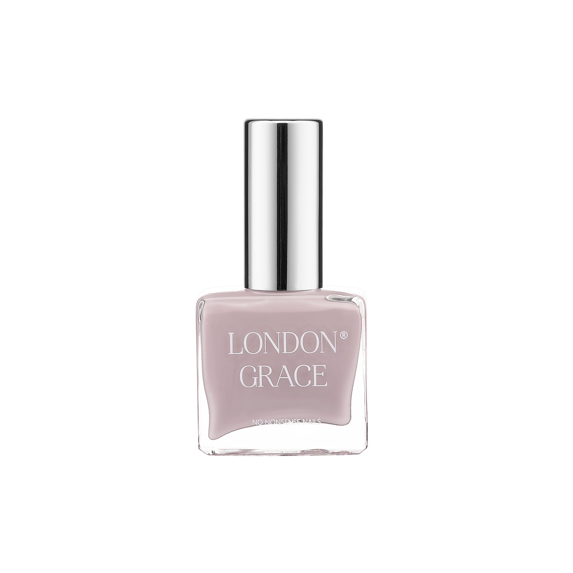 Heather Nail Polish by London Grace – chic taupe shade, perfect for a versatile, elegant nude mani-pedi.