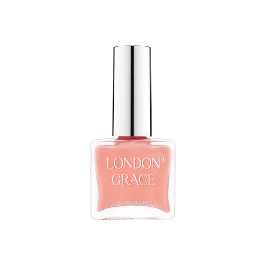 Heidi Nail Polish by London Grace – soft peach shade, perfect for a fresh, seasonal mani-pedi.