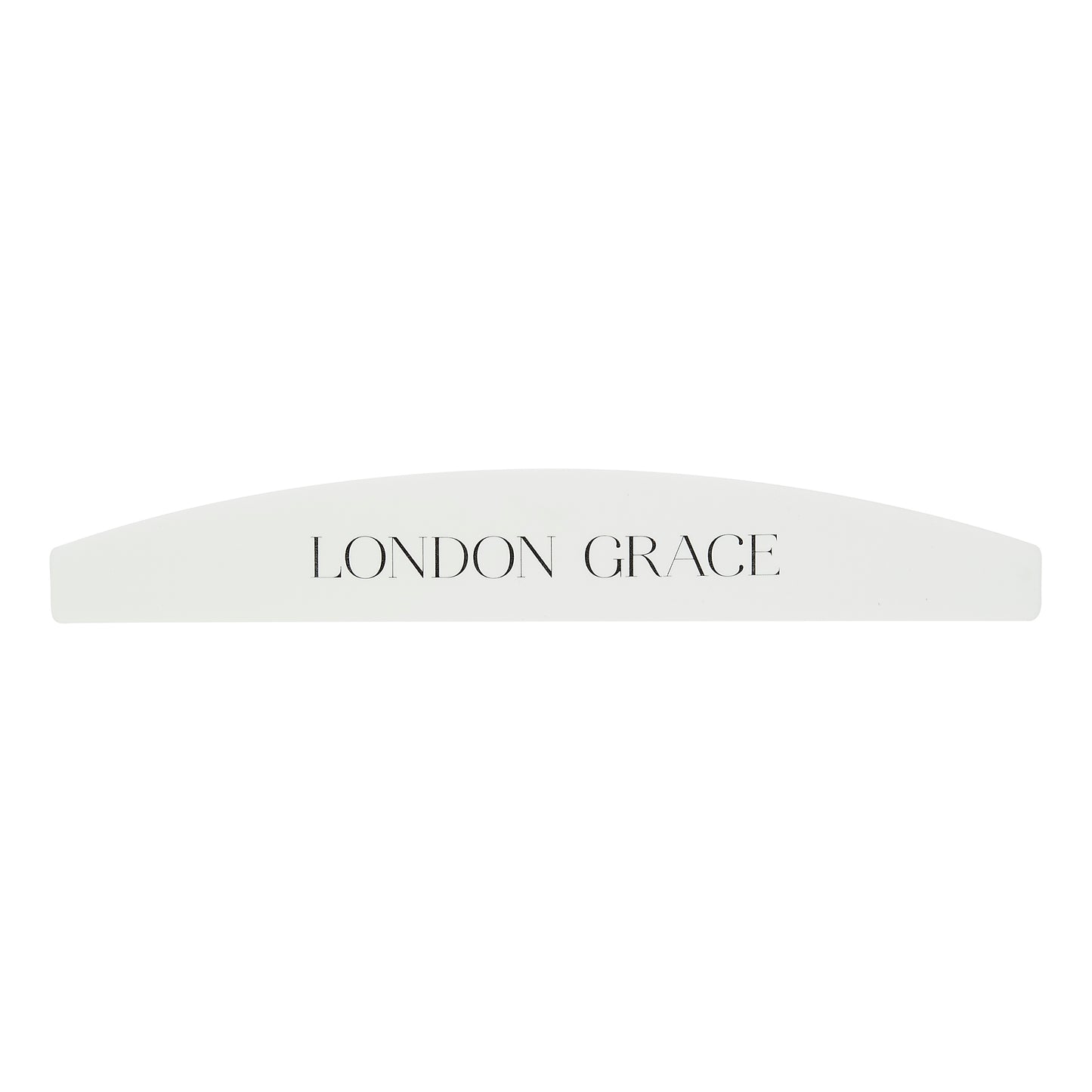 London Grace High Shine File, creating a smooth, glossy finish on nails without polish. Ideal for a natural, healthy shine.