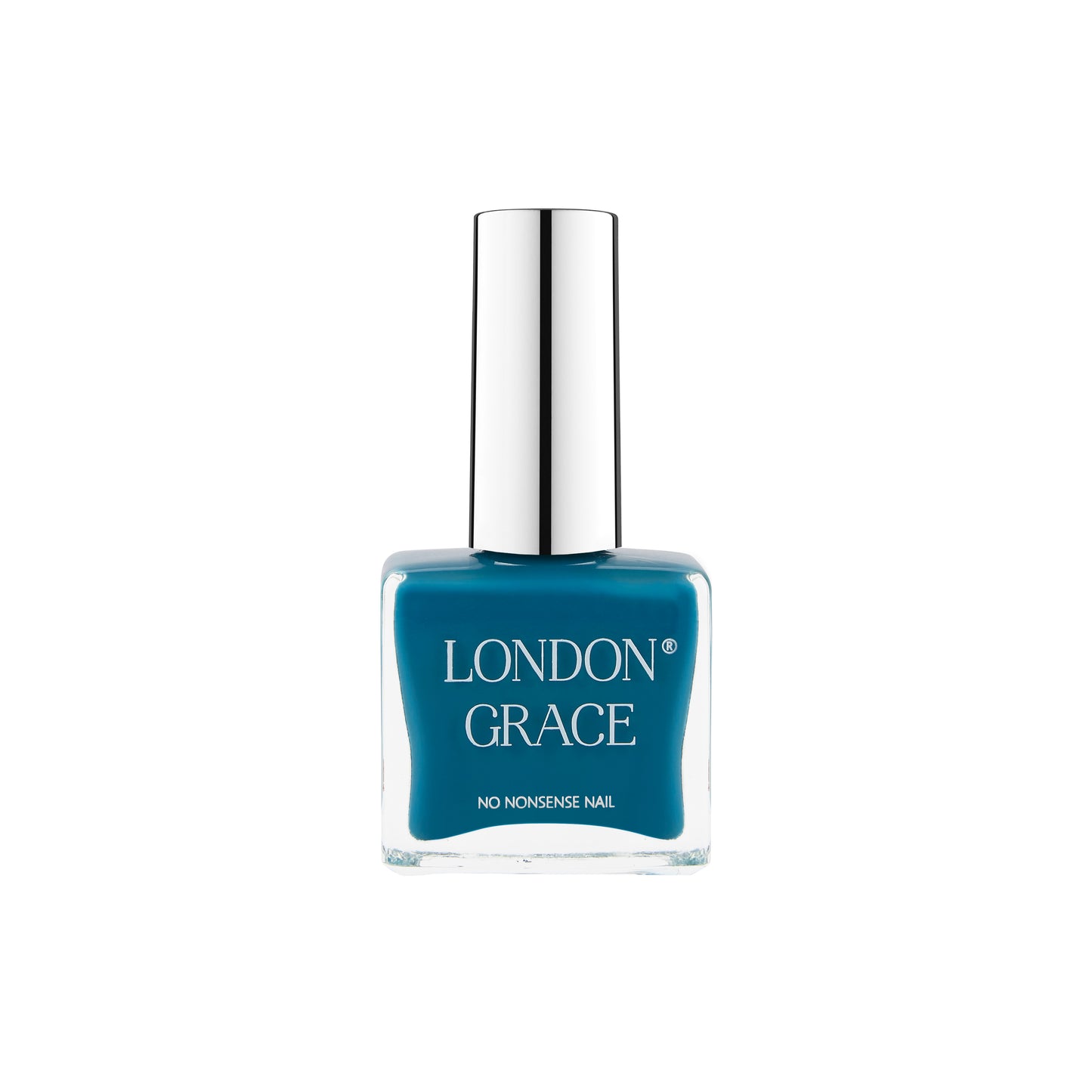 London Grace Ivy Nail Polish – teal shade, vegan, cruelty-free, and long-wearing.